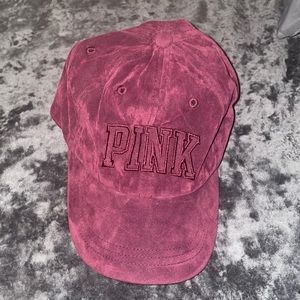 PINK clip on hat